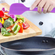 thumbnail image 4 of Cuchara de silicona, espátula, cuchara, raspador para cocinar, mezclar, hornear y servir, juego de 3, 4 of 5