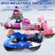 thumbnail image 4 of Menmek Tobogán Inflable de Nieve 91 cm – Pack de 3, Resistente al Frío, 4 of 9