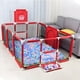 thumbnail image 2 of Corral Seguridad Bebes Con Aro De Basket 180cm Rojo, 2 of 3