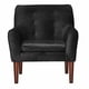thumbnail image 1 of Poltrona Bergen Felpa Negro, 1 of 2
