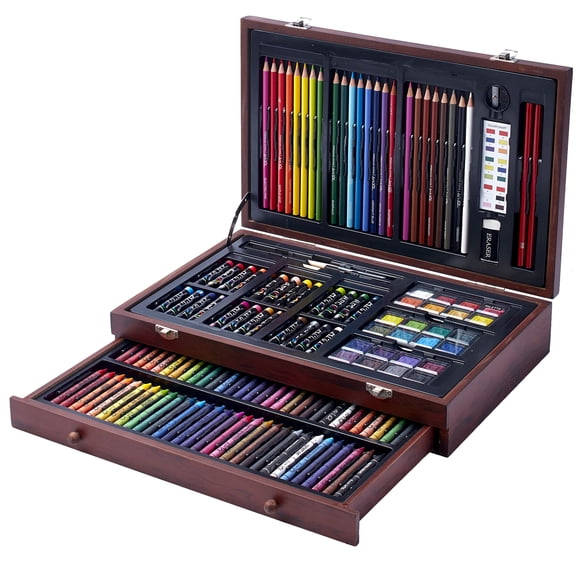 Art Set Art 101 USA 142 piezas con lápices de colores y crayones