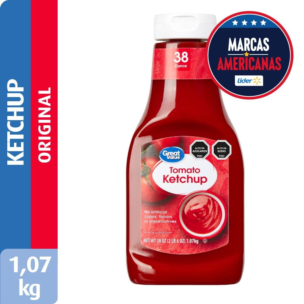 Ketchup Squeeze 1070 g Great Value