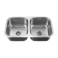 Splendid - Lavaplatos 82X46 2 Cubetas Bajo Cubierta