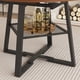 thumbnail image 1 of 47 Inch Extendable Round Dining Table for 4-8 with Storage, Walnut Finish Circle Dining Table with Metal Frame & Thickened Top, Multi-Functional Kitchen & Living Room Table, 1 of 3
