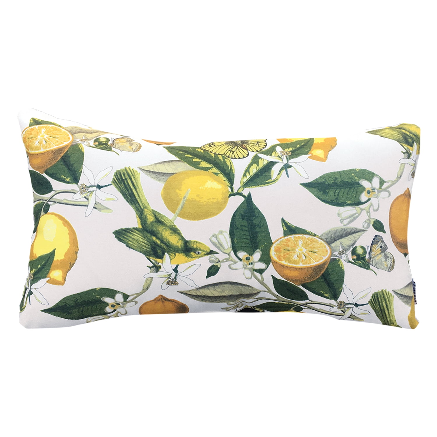 Elizabeth Peper - Funda Cojin Decorativo Limones Amarillo Y Verde 50x30