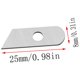 thumbnail image 3 of Juego de cuchillas FMHXG 412585/550449 para máquina de coser - Plateado, 3 of 4
