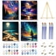 thumbnail image 1 of Art Kit VIGEGU Paint by Numbers de 7,8 x 11,8 pulgadas con caballete, 1 of 6
