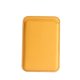 thumbnail image 4 of Bolsillo Magnético En Cuero Para Tarjetero Para IPhone 12 Pro Max Amarillo, 4 of 5
