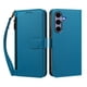 thumbnail image 1 of Funda Tipo Billetera para samsung galaxy S24/25 con Soporte y Bolsillo con Cierre Azul, 1 of 1