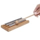 thumbnail image 2 of Campana De Tres Tonos Para La Gestión Del Aula De Los Maestros Campanas De Mano De Madera Para La Gestión Del Aula Yoga Reunión Y Terapia De Sonido Campana Mallet Incluido, 2 of 3