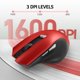 thumbnail image 4 of Mouse Inalámbrico Acer 2.4GHz USB 1600 DPI 6 Botones Rojo, 4 of 9