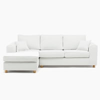 Barra Design - Seccional Monaco Izquierdo Lino Blanco