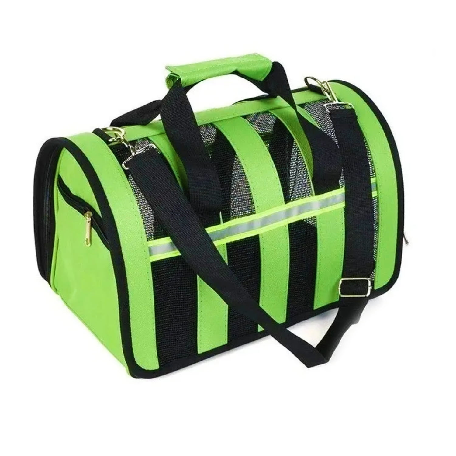 Importclick - Bolso Transporte Mascotas Verde 34x24x23 Cm