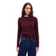 thumbnail image 1 of Jersey Sweater GAP Cashsoft con cuello redondo para mujer, color rojo toscano, 1 of 4