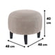 thumbnail image 3 of Pouf Jack Beige 48x48x40 cm, 3 of 3