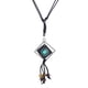thumbnail image 1 of Colgante de la constelación de Libra, cadena para el cuello, accesorio unisex para tejer a mano, 1 of 4