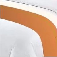Genérico - Pieceras Para Cama Decorativa 60X200 Cm + 2 Fundas 45X45 Diseño 8 Color Naranja
