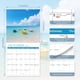 thumbnail image 3 of Calendario de pared ROZZAY 2026, 12 meses, playas, 30 x 60 cm, 3 of 7