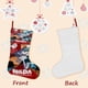 thumbnail image 3 of Hilda Tema: Calcetines de Navidad, fino lino blanco para colgar en escaleras y chimenea, decoración navideña para el hogar, regalo de Navidad.54cm×38cm, 3 of 5
