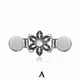 thumbnail image 3 of 1pc Vintage Sweater Shawl Clip - Elegant Metal Brooch for Dresses, Cardigans, and Collars - Flower Pattern Design, 3 of 5