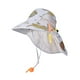 thumbnail image 2 of Sombrero Para El Sol Para Niños, Plegable, Cómodo, De Verano, Lindo Sombrero Para El Sol Con Solapa Para El Cuello, Dinosaurio Gris, 2 of 3