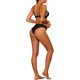 thumbnail image 3 of INSPIRE CHIC Conjunto de Bikini de Triángulo con Cuello en V para Mujer, Traje de Baño de Dos Piezas con Tirantes Ajustables y Copas Acolchadas Removibles S Negro, 3 of 5