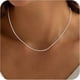 thumbnail image 2 of Collar ASHINE de plata esterlina 925 de 46 cm para mujer, 2 of 9