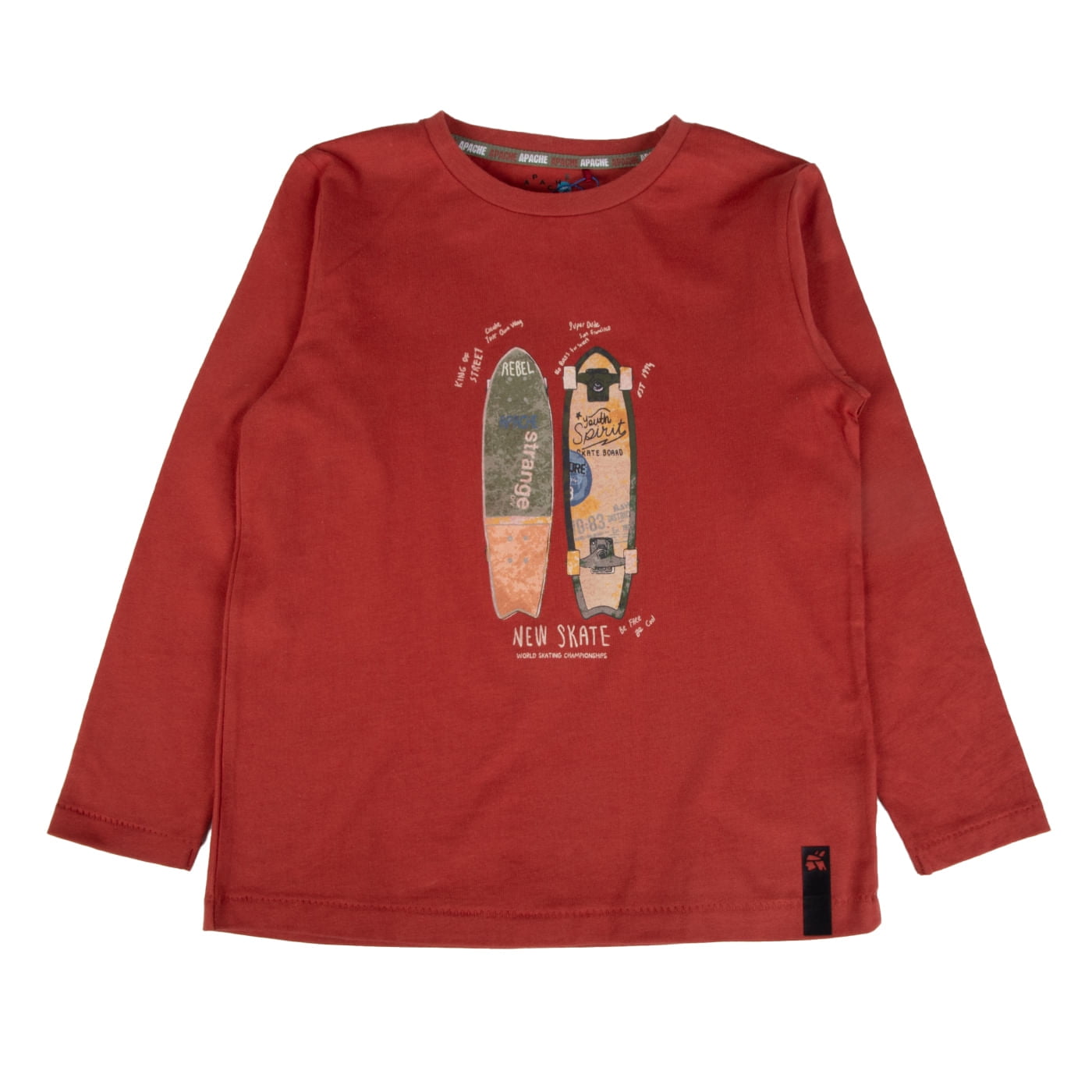 Polera Niño Terracota Pillin