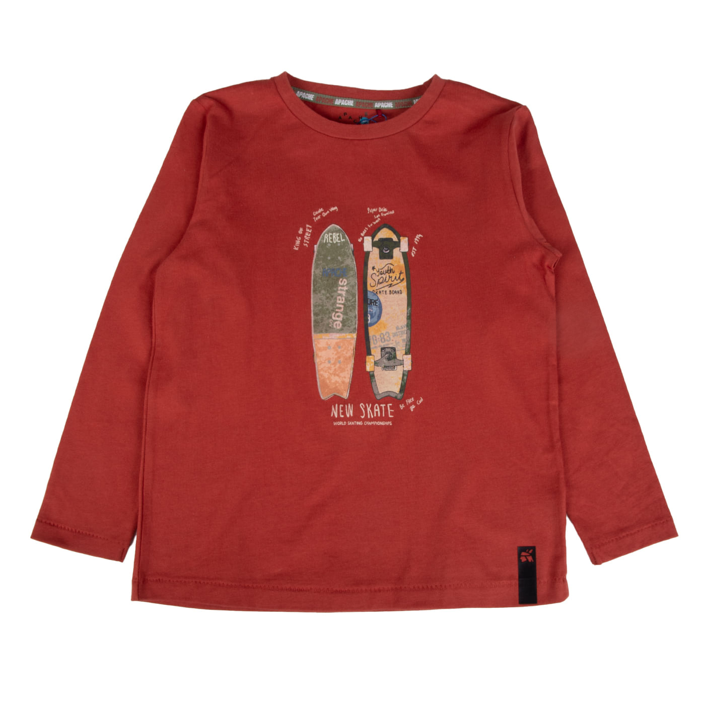 Polera Niño Terracota Pillin