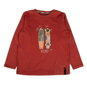 Polera Niño Terracota Pillin
