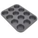 thumbnail image 1 of Molde 12 Cupcake 1 Pieza Acero Al Carbono Negro, 1 of 3
