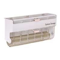 Bothyi - Caja De Almacenamiento De Ropa Interior, Bragas, Soporte De Pared, Organizador De Sujetadores Grandes Para Corbatas, Calcetines, Color Blanco