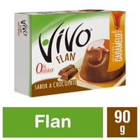Flan Chocolate Con Caramelo 90 G Vivo