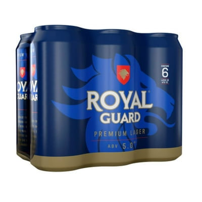 Cerveza Lager 5° Pack Lata 6 Un Royal Guard