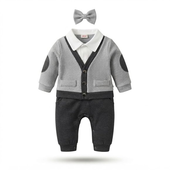 Conjunto Enterito De Botones + Humita Para Niños