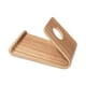 thumbnail image 5 of Soporte Para Teléfono De Escritorio Uso De Madera En El Hogar Y La Oficina Accesorios De Viaje Soporte Para Teléfono Marrón Claro, 5 of 5