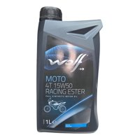 Genérico - Aceite De Moto 15W 50 Wolf Full Sintetico 4T 1L Original Negro
