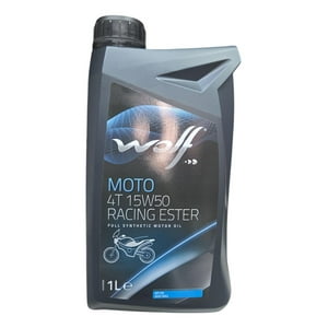 Genérico - Aceite De Moto 15W 50 Wolf Full Sintetico 4T 1L Original Negro