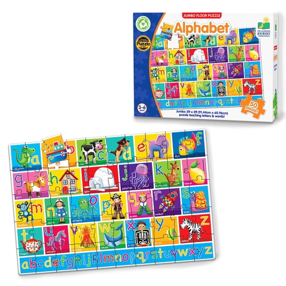 Puzle de suelo The Learning Journey Alphabet, 90 x 60 cm, 3 o más
