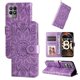 thumbnail image 1 of Funda tipo cartera FOXDOCK para Realme 8i , diseño girasol en relieve, cuero PU, cierre magnético, soporte y tarjetero, 1 of 5