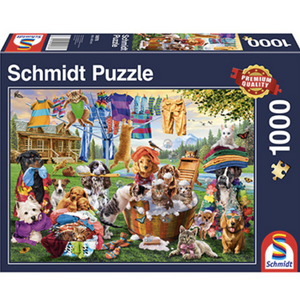 Schmidt - Puzzle 1.000 Piezas Caos De Mascotas