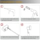 thumbnail image 5 of Gancho Para Toallas En Oro Cepillado Ganchos Dorados De Acero Inoxidable Sus304 Para Pared, 5 of 9