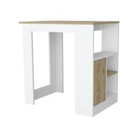 Fmfurniture - Isla De Cocina 1 Puerta Fm-010B Blanco