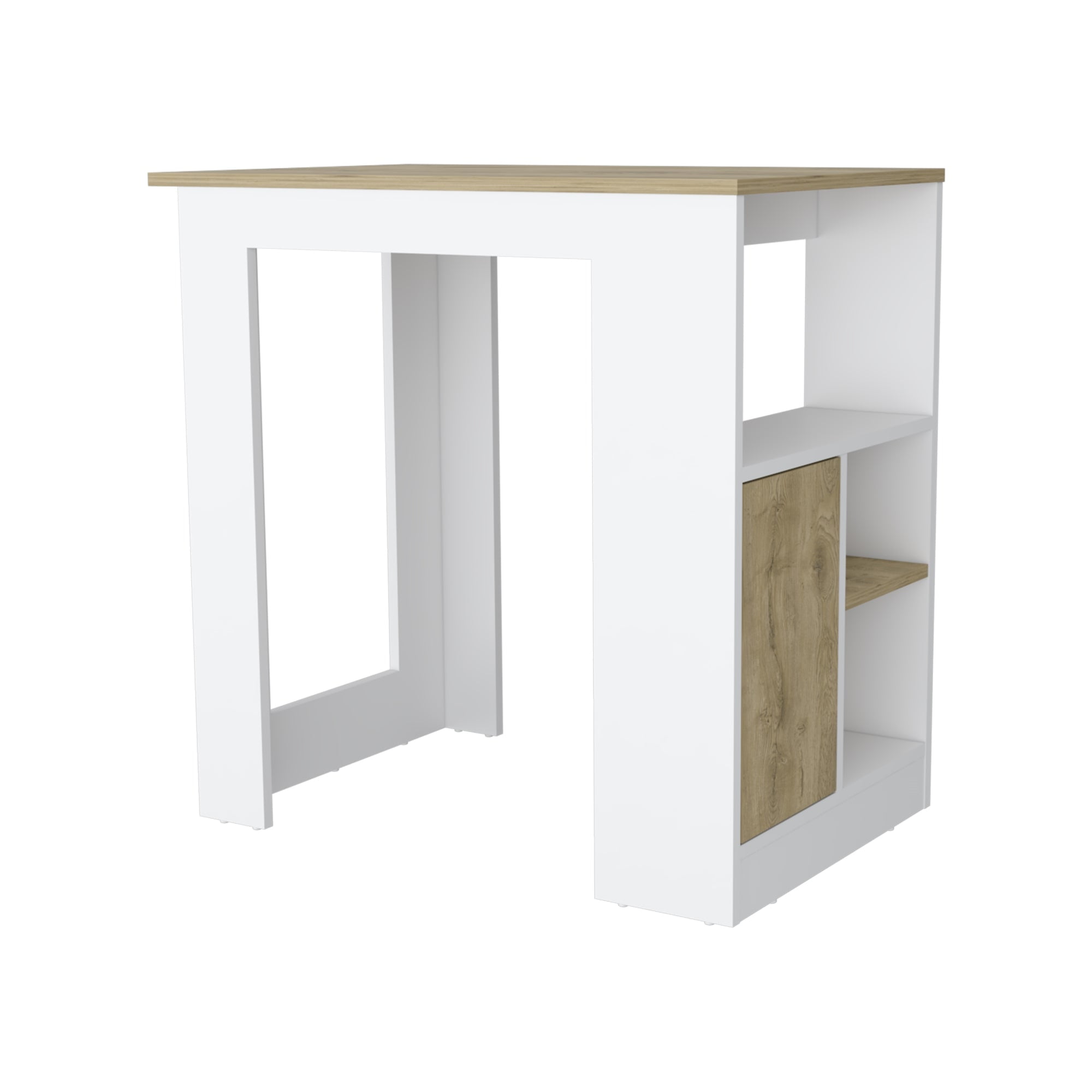 Fmfurniture - Isla De Cocina 1 Puerta Fm-010b Blanco