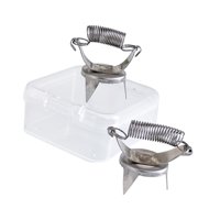 Bothyi - 2 Piezas De Abrazaderas Para Esmaltado De Arcilla De Cerámica, Pinzas Premium Para Esmaltado Con Punta De Dedo Diy