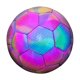 thumbnail image 1 of Balón De Fútbol Holográfico Reflectante Que Brilla En La Oscuridad, Regalos De Entrenamiento, 1 of 3