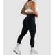 thumbnail image 2 of Leggings Gymreapers Infinity sin costuras, tiro alto, negras, 2 of 9