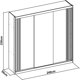 thumbnail image 2 of Closet 3 Puertas Corredera Alteza Tabaco, 2 of 4