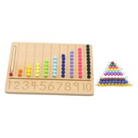 Bothyi - Tablero De Rastreo Montessori, Tablero De Práctica De Escritura, Juguete Preescolar Para Niños, Cuentas De Cuerda De Bolas
