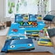 thumbnail image 2 of Tayo el Pequeño Autobús Conjunto de sábanas temático, trío de piezas, cómodo y amigable con la piel, diseño único, regalo de decoración para el hogar para familiares, amigos y fans, 90 cm * 190 cm, 2 of 6